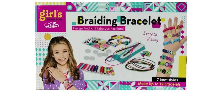 m-rack7- Friendship Bracelet Making Kit for Girls, Arts and Crafts Toys for Kids  Age 6 7 8 9 10 11 12 Years Old, Bracelet String and Rewarding Activity, DIY  Christmas and Birthday