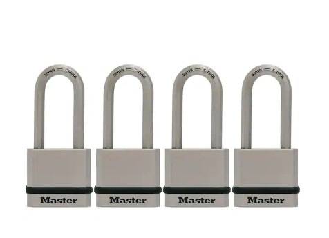 Heavy Duty Outdoor Padlock with Key, 1-3/4 in. Wide