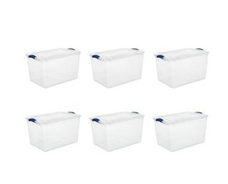 Sterilite 66 Qt. Latch Box Stadium Blue