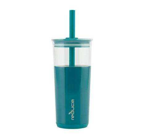 Reduce Aspen Vacuum Insulated Stainless Steel Glass Tumbler,Lid ,Straw 20oz