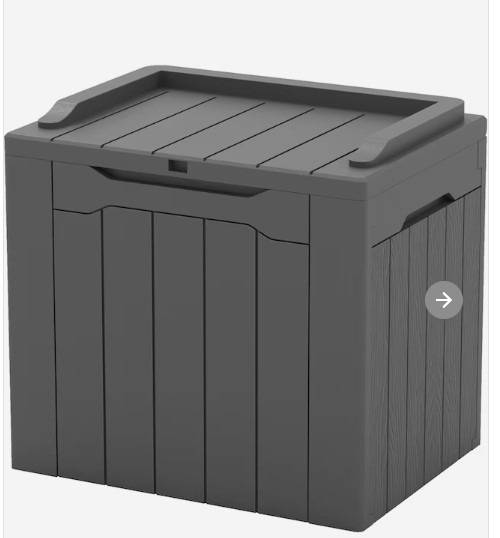 Rubbermaid deck box Auction