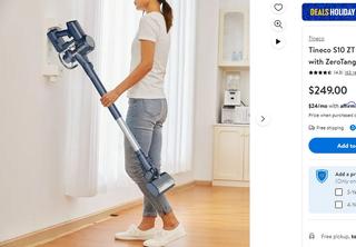 TR229:Tineco S10 ZT Smart Cordless Stick Vacuum Cleaner with ZeroTangle  Brush Head for Hard Floors/Carpet Auction