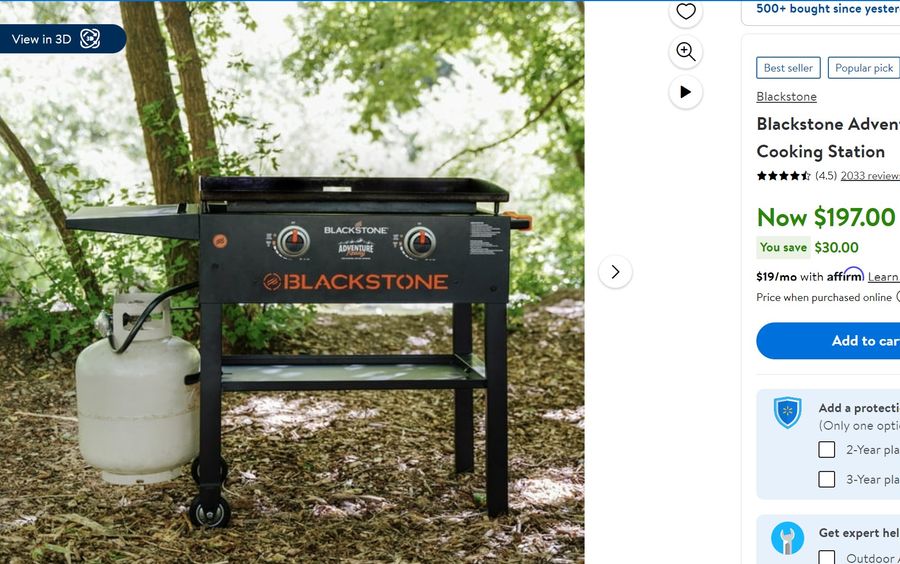 Blackstone Adventure Ready 2-Burner 28 Griddle Cooking Station