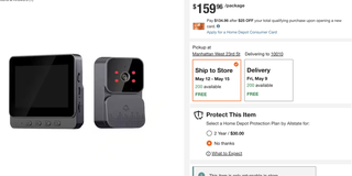 Lukyamzn 4.3 in. Wireless Hardwired IPS Color Screen Digital Doorbell Camera 1080P IR Video Intercom with Night Vision in Gray